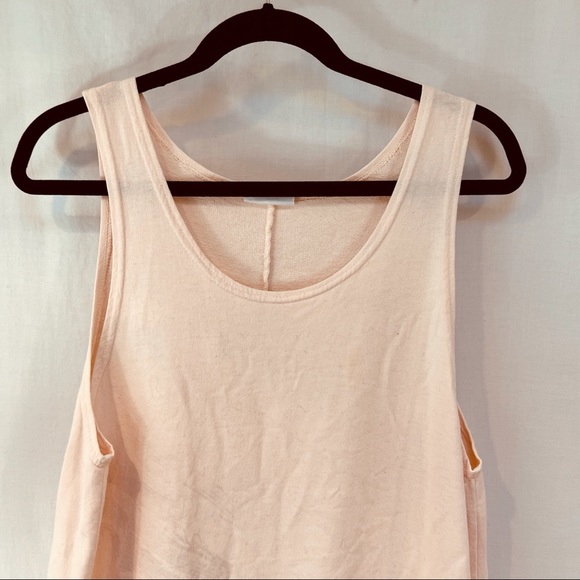 Cotton Studio women’s Dress. Sz S. Long 100% cotton. Lt.pink  sleeveless - Picture 4 of 6